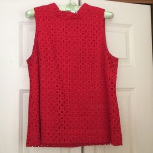 J. Crew eyelet tank